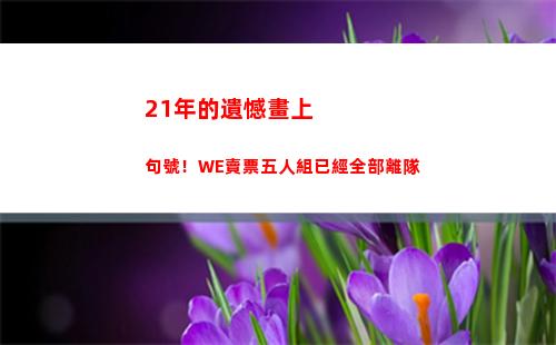 1年的遺憾畫上句號！WE賣票五人組已經全部離隊"