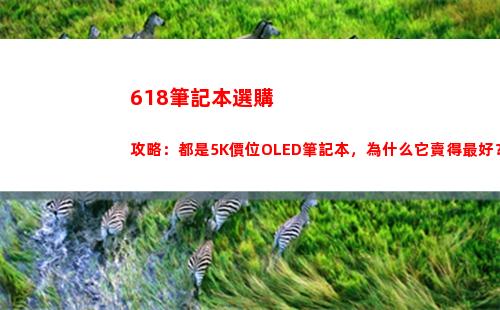 18筆記本購買攻略:都是5K的有機發光二極管筆記本