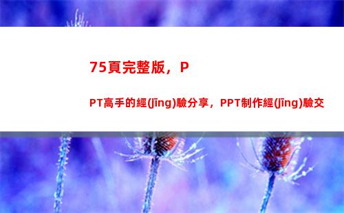 5頁完整版，PPT高手的經(jīng)驗分享，PPT制作經(jīng)驗交流，果斷收藏(員工職場禮儀提升)"