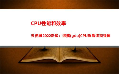 CPU性能和效率天梯圖2022新版：選購(gòu)CPU就看這兩張圖(提高電腦cpu運(yùn)行效率)