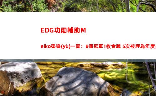 EDG功勛輔助Meiko榮譽(yù)一覽：8個冠軍1枚金牌 5次被評為年度最佳輔助插圖