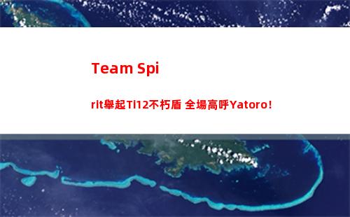 Team Spirit舉起Ti12不朽盾 全場高呼Yatoro！