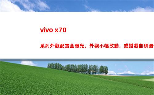 vivo x70系列表面擺設(shè)全暴光，表面小幅變換，或搭載自行研制圖像芯片