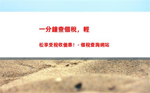 稅務小知識：如何快速查詢個人所得稅？