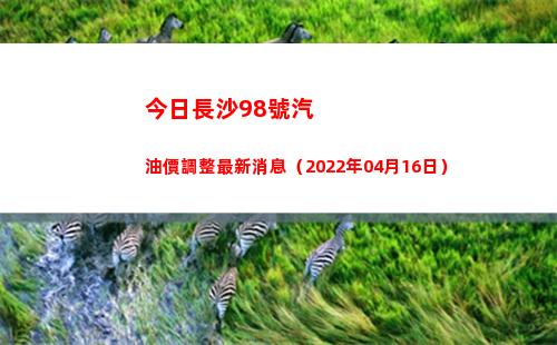 今日長沙98號汽油價調整最新消息（2022年04月16日）插圖
