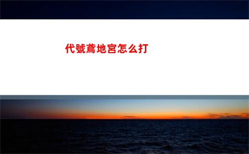 代號伙伴什么時候出