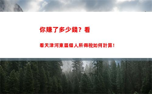 個人所得稅核定征收率(個人所得稅核定征收率標準表)