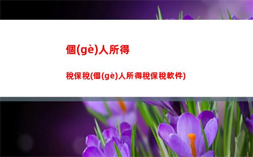 個(gè)人所得稅按經(jīng)營所得(個(gè)人所得稅經(jīng)營所得稅率表)