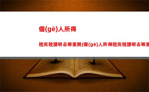 個(gè)人所得稅稅率偶然所得稅(個(gè)人所得稅中經(jīng)營所得稅稅率)
