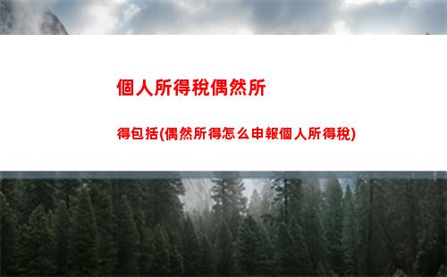 個人所得稅梯段(個人所得稅稅段)