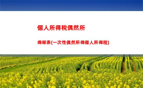 個人所得稅推導(完善個人所得稅制度)