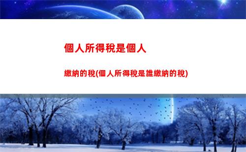 個人所得稅稅籌劃(個人所得稅扣稅對照表)