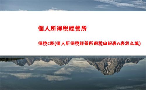 個人所得稅匯算年度申報(個人所得稅綜合年度匯算)