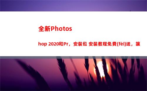 全新Photoshop 2020和Pr，安裝包+安裝教程免費(fèi)送，讓工作更輕松(全新版大學(xué)進(jìn)階英語綜合教程4)