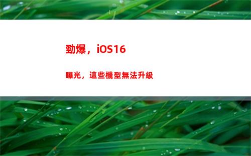 勁爆，iOS16曝光，這些機型無法升級(勁爆歌曲)