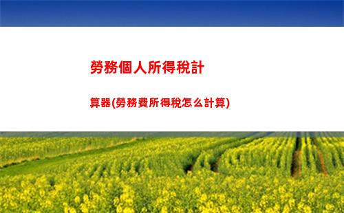 計算個人所得稅的公式(計算個人所得稅的公式是什么)