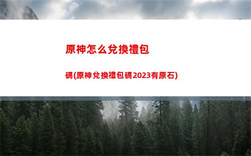 原神怎么看(原神怎么看自己抽了多少次)