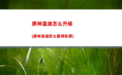原神屯不屯(原神屯不屯突破材料)