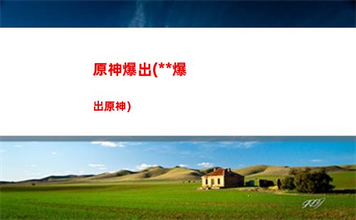 原神本體(原神本體文件在哪)