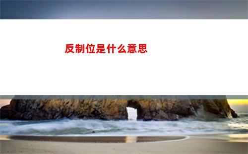 反制位是什么意思