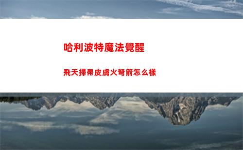 哈利波特魔法覺醒飛天掃帚皮膚火弩箭怎么樣