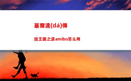 塞爾達(dá)傳說王國之淚amibo怎么用