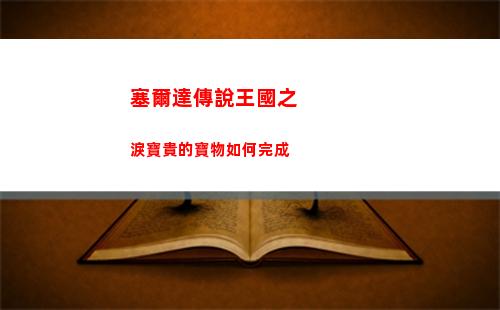 塞爾達傳說王國之淚寶貴的寶物如何完成