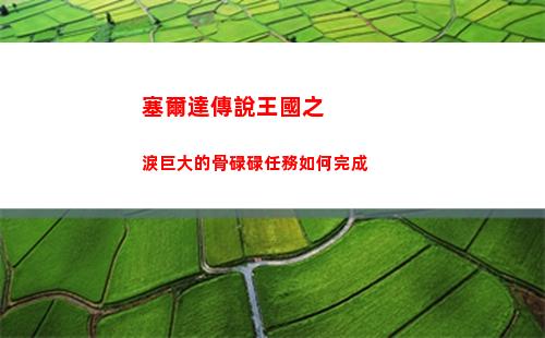 塞爾達傳說王國之淚巨大的骨碌碌任務如何完成