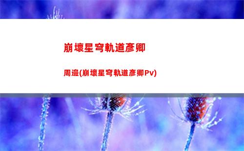 崩壞星穹軌道主角配對(崩壞星穹軌道主角光錐)