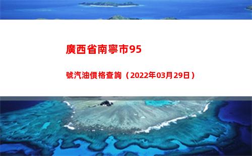 廣西省南寧市95號汽油價格查詢（2022年03月29日）