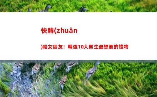 快轉(zhuǎn)給女朋友！精選10大男生最想要的禮物(轉(zhuǎn)給你女朋友看)