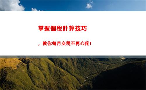 驚喜！餓了嗎個人所得稅計算器，輕松計算你的稅款！