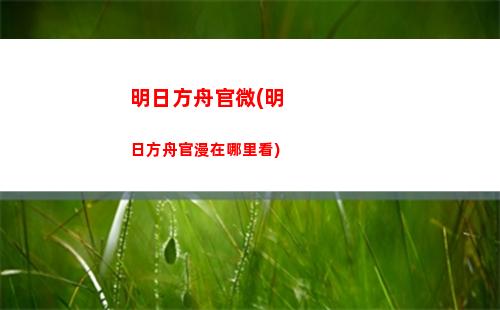 明日方舟奉(明日方舟奉天)