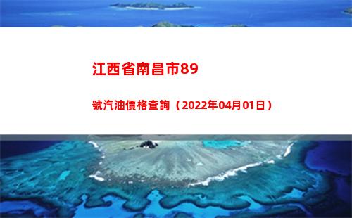 江西省南昌市89號汽油價格查詢（2022年04月01日）