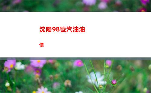 今日沈陽98號汽油價調整最新消息（2022年03月25日）