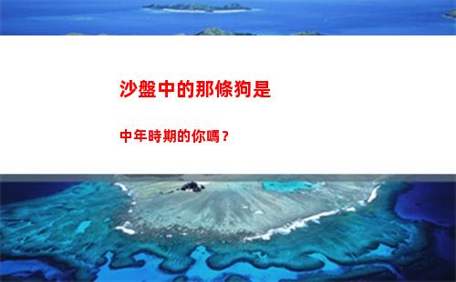 沙盤中的那條狗是中年時期的你嗎？插圖6