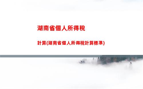 個人所得稅點(個人所得稅怎么計算)
