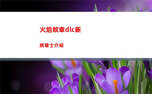 火焰紋章dlc新紋章士介紹