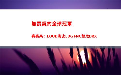 無畏契約全球冠軍賽賽果：LOUD淘汰EDG FNC擊敗DRX