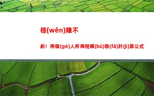個(gè)人所得稅經(jīng)營所得行業(yè)(經(jīng)營所得個(gè)人所得稅網(wǎng)上申報(bào))