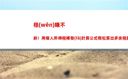 個人所得稅經營所得行業(yè)(經營所得個人所得稅網上申報)