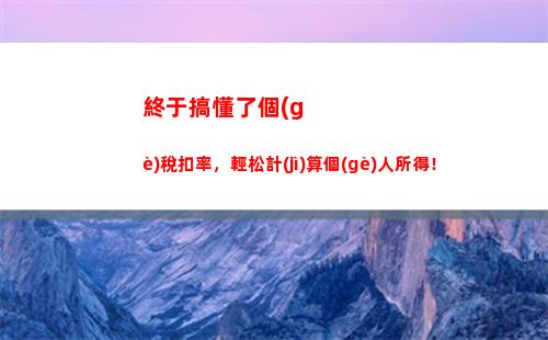 個(gè)人所得稅綜合所得明細(xì)(個(gè)人所得稅綜合所得的稅率是)