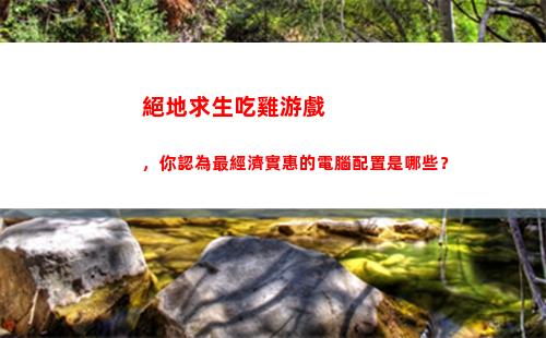 絕地求生吃雞游戲，你認為最經濟實惠的電腦配置是哪些？(絕地求生吃雞游戲里邊那個是幀數)插圖