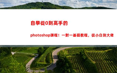 自學從0到高手的photoshop課程！一對一基礎教程，從小白到大佬(自學中醫高手)