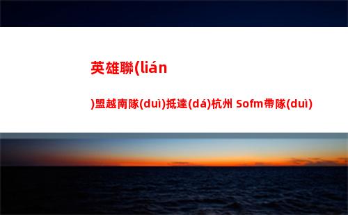 英雄聯(lián)盟越南隊(duì)抵達(dá)杭州 Sofm帶隊(duì)C位自信微笑