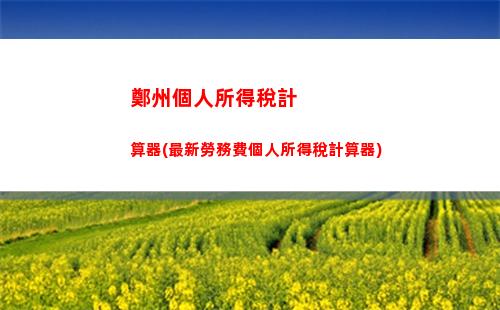 離職后的財富規劃：詳解個人所得稅計算方法