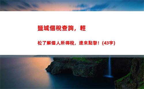 輕松查詢個稅退稅記錄，告別繁瑣流程！