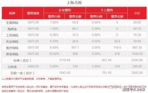上海社保公積金計算(上海社保公積金計算器)