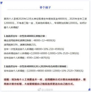 獎金個稅計算方法(數月獎金個稅計算方法)