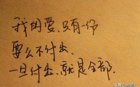 明知你的他沒有-卻還執(zhí)意要陪他走完一段路的那個(gè)人
